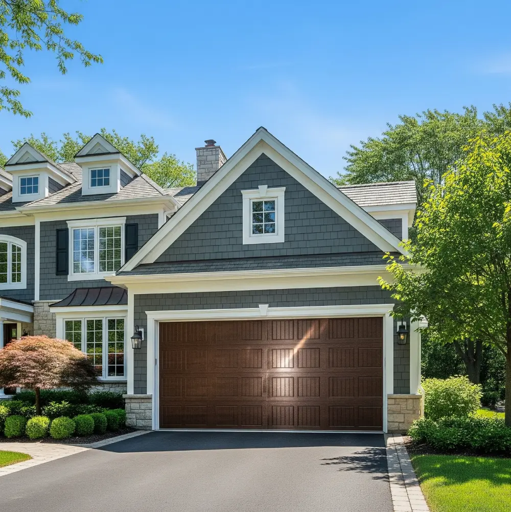 Garage door repair background