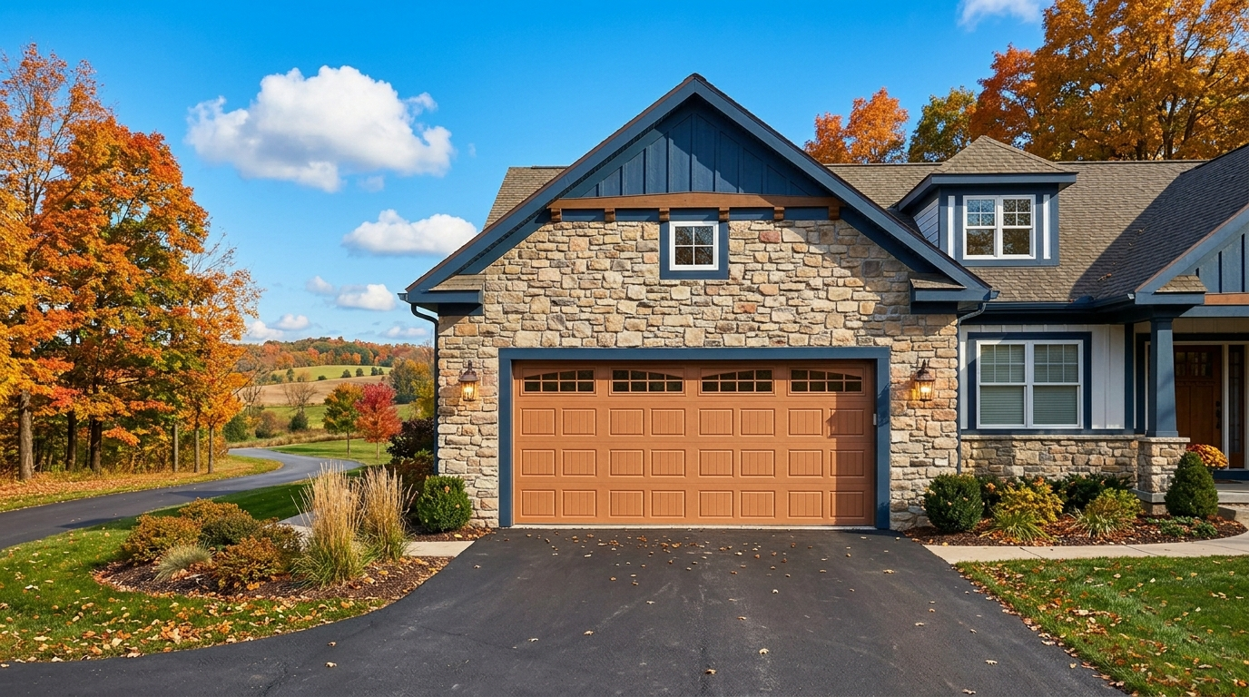 Garage door repair background