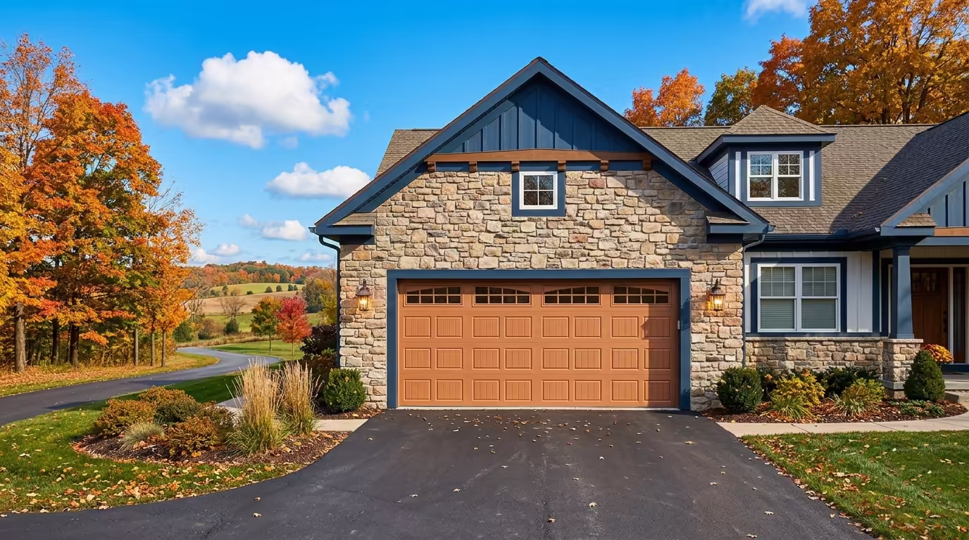 Garage door repair background