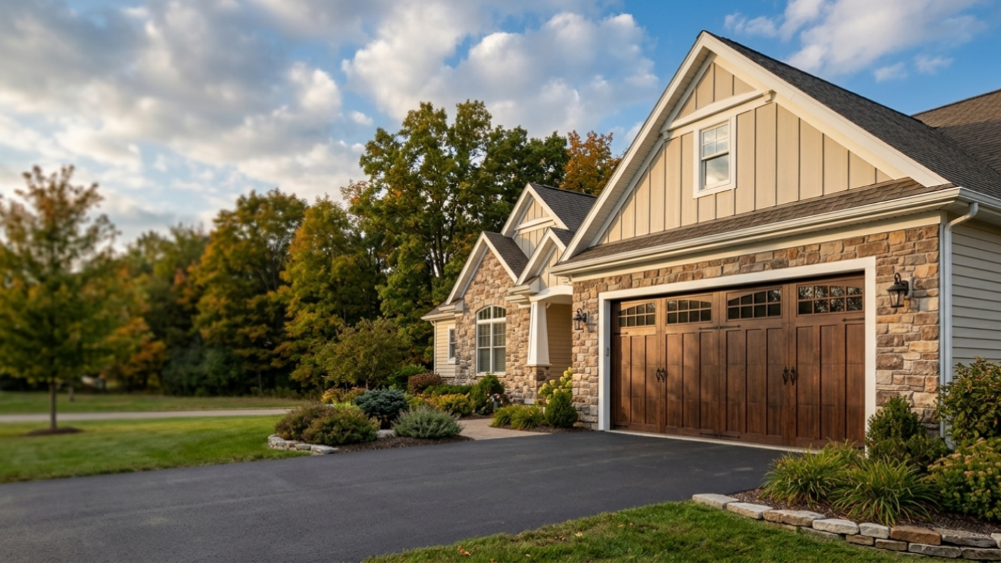 Garage door repair background