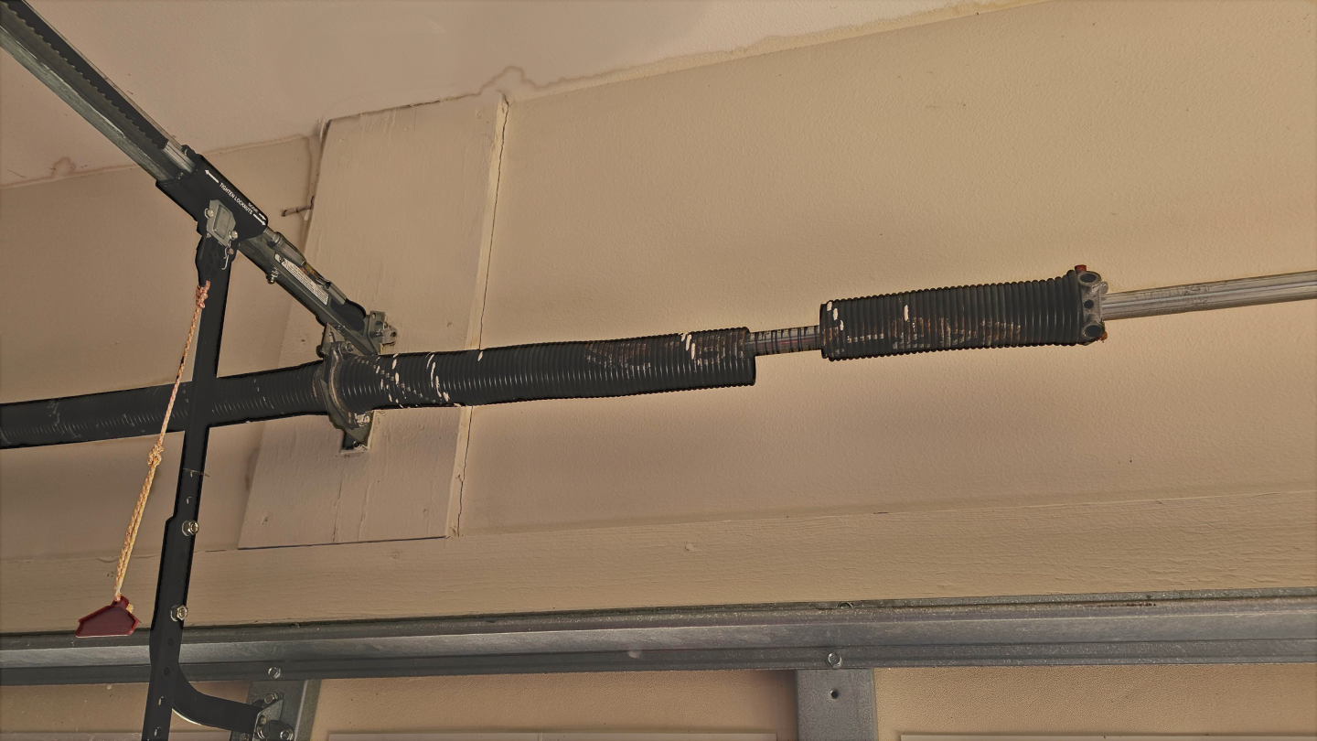 A clearly worn spring with an unknown amount of life left