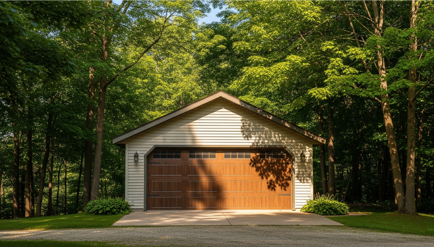 New garage door intallation in Central Michigan