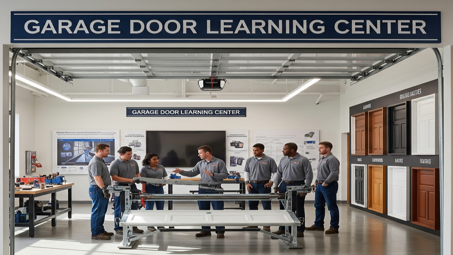 Beautiful garage door fixed and working again