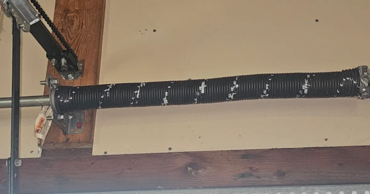 Garage Door spring replacement in Mt. Pleasant Michigan