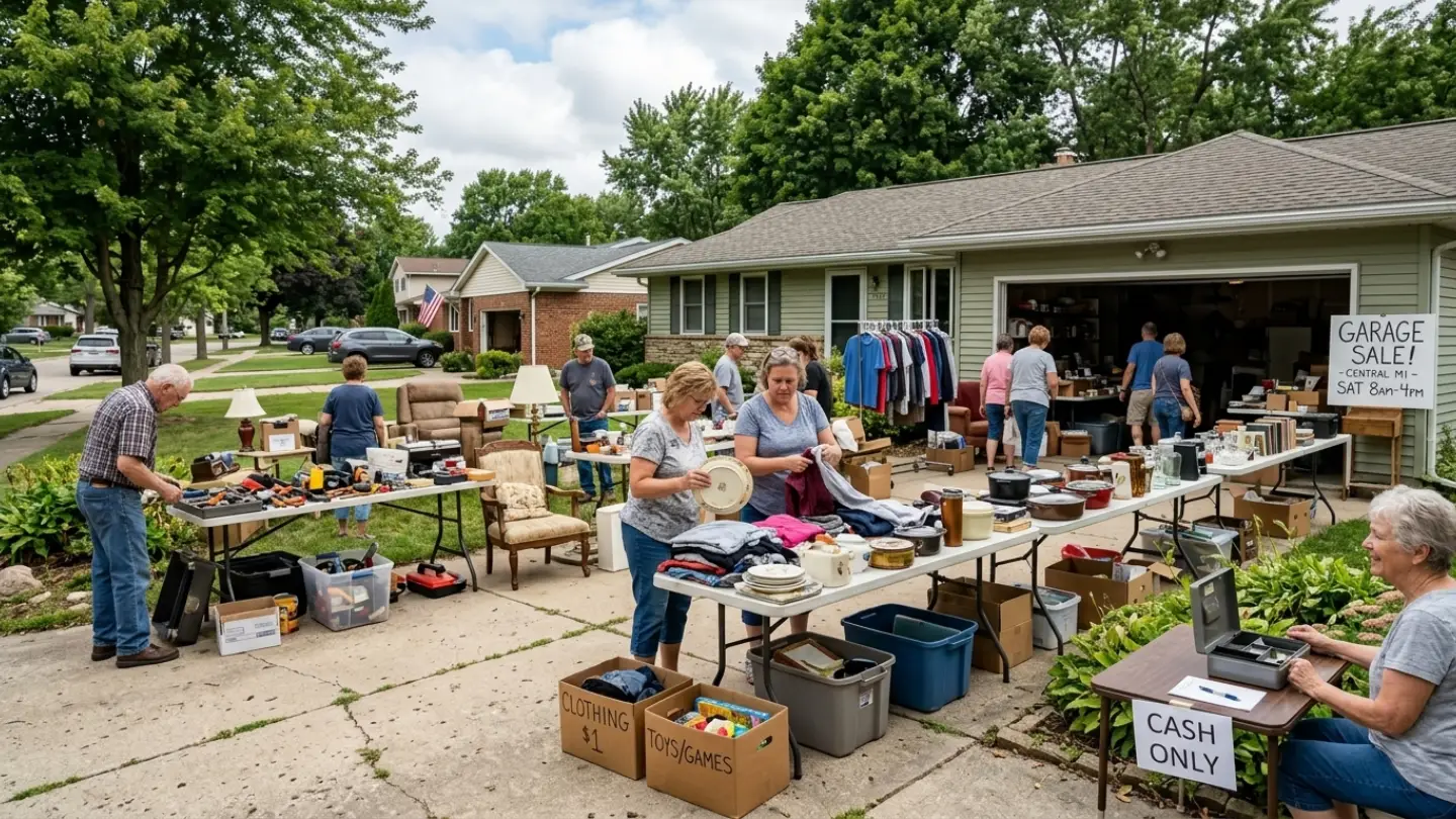 Planning a Garage Sale? Things To Be Mindful Of With Your Garage Door