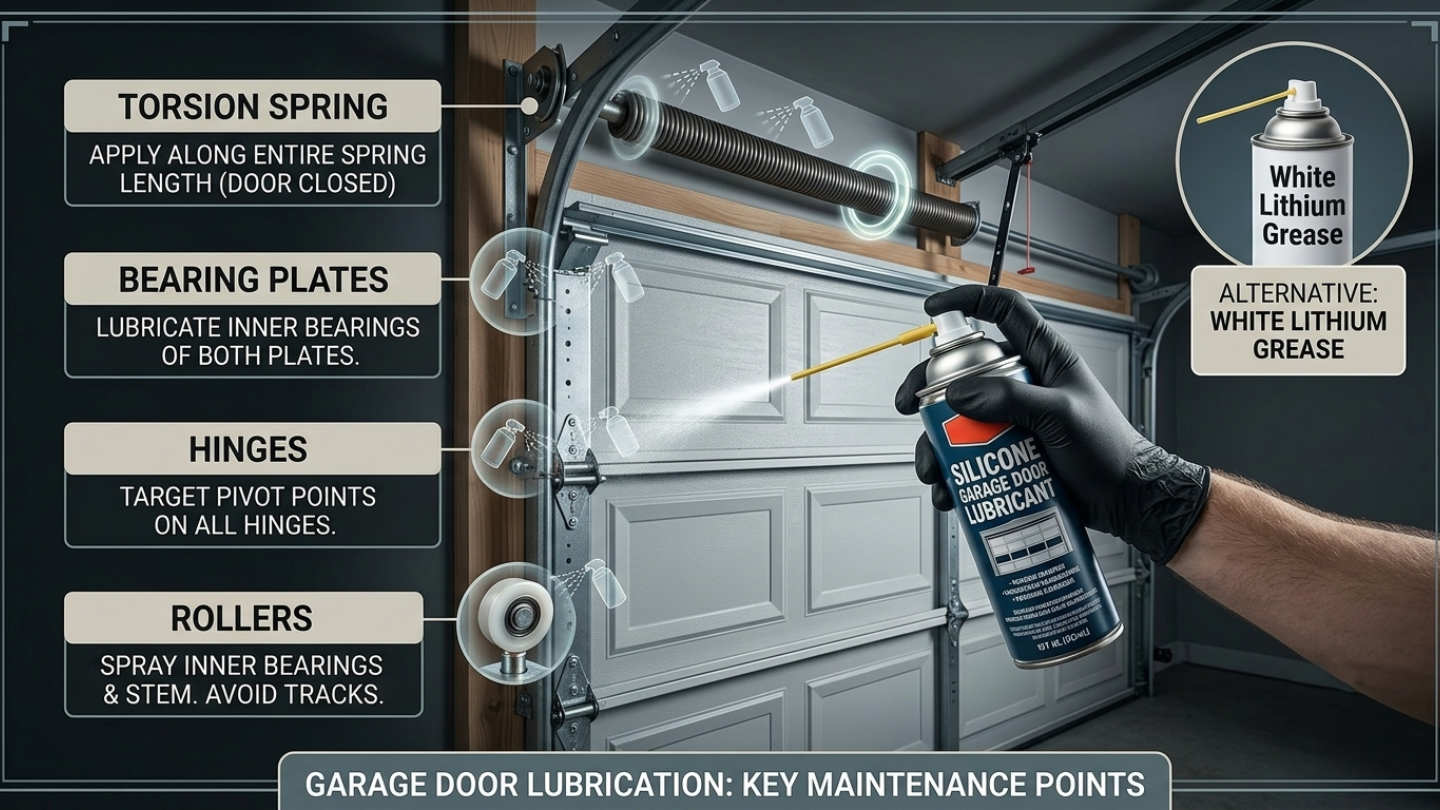 How to Lubricate Your Garage Door (Step-by-Step)