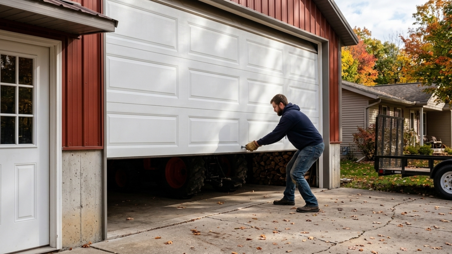 How to Manually Open Your Garage Door During a Power Outage