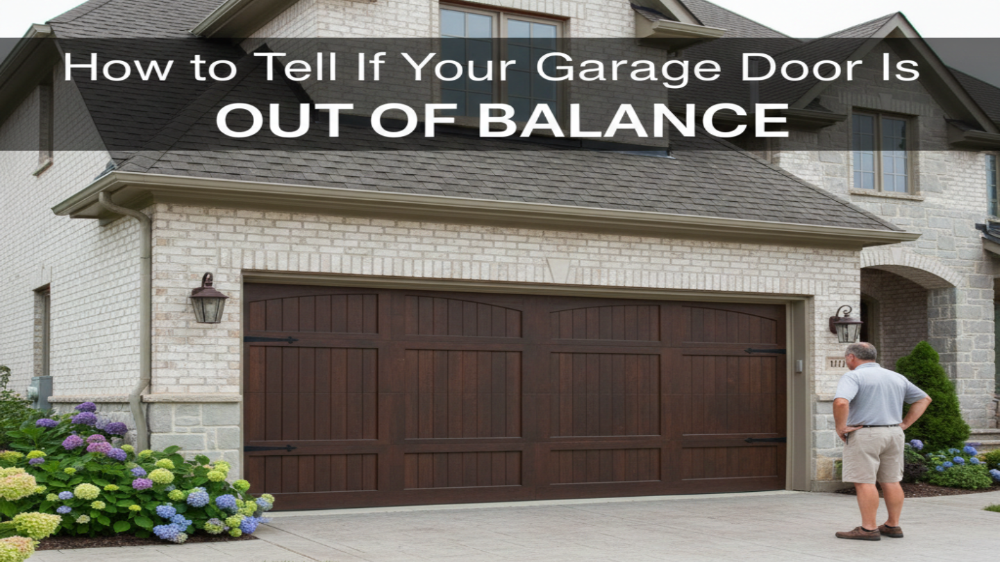 How to Tell If Your Garage Door Is Out of Balance