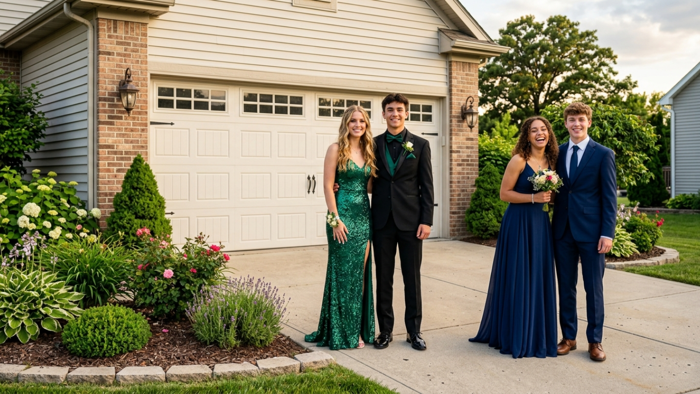 The Garage Door Is Part of the Photo: A Prom Send-Off Checklist for Central Michigan Families